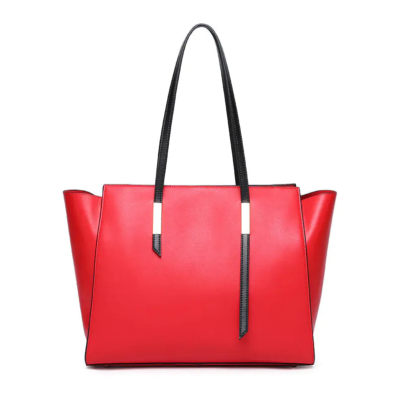 Large Capacity One-Shoulder Leather Handbags